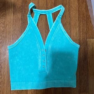 Ribbed Tank Crop top I bought from a boutique. Tried on once and was too small.